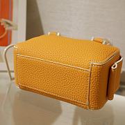 Delvaux Nano Cool Box Leather Light Orange 16.5x7.510.5cm  - 4