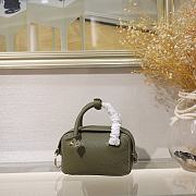 Delvaux Nano Cool Box Leather Khaki 16.5x7.510.5cm  - 1