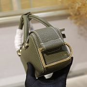 Delvaux Nano Cool Box Leather Khaki 16.5x7.510.5cm  - 4