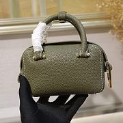 Delvaux Nano Cool Box Leather Khaki 16.5x7.510.5cm  - 2