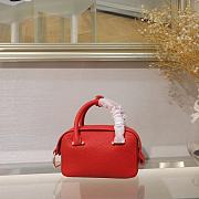 Delvaux Nano Cool Box Leather Red 16.5x7.510.5cm  - 1