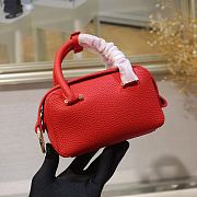 Delvaux Nano Cool Box Leather Red 16.5x7.510.5cm  - 4