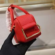 Delvaux Nano Cool Box Leather Red 16.5x7.510.5cm  - 3