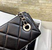 Chanel Small Box Bag Black AS2877 14.5x12.5x.5cm - 3