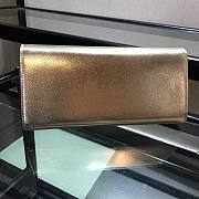 Ysl Large Belle De Jour Clutch Silver-tone Metal Golden 27x13x5cm - 3