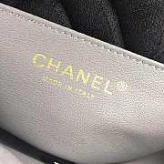Chanel Mini CC Flap Bag Leather Gray A69900 20x12x6cm - 2