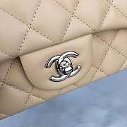 Chanel Mini CC Flap Bag Leather Apricot A69900 20x12x6cm - 6