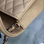 Chanel Mini CC Flap Bag Leather Apricot A69900 20x12x6cm - 4