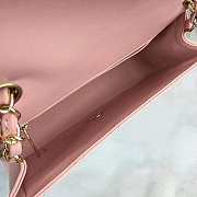 Chanel Mini CC Flap Bag Leather Pink A69900 20x12x6cm - 6
