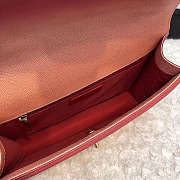 Chanel CC Flap Bag Grained Leather Pink AS0062 26x16x6cm - 6