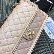 Chanel CC Flap Bag Grained Leather Powder Pink AS0062 26x16x6cm - 5