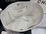 Chanel Shopping Bag Top Handle White AS8473 42cm - 3