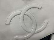 Chanel Shopping Bag Top Handle White AS8473 42cm - 2