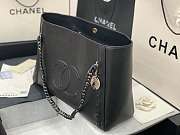 Chanel Shopping Bag Top Handle Black AS8473 42cm - 6