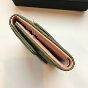 Chanel Small Flap Wallet Olive Green A82288 10.5x11.5x3cm - 6