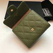 Chanel Small Flap Wallet Olive Green A82288 10.5x11.5x3cm - 4