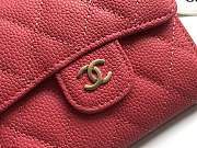 Chanel Small Flap Wallet Pink A82288 10.5x11.5x3cm - 2
