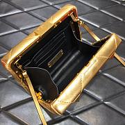 Valentino Romand Stud Box Clutch Pattern Gold 20x5x14cm - 3
