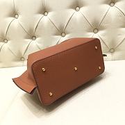 Valentino Garavani Vlogo Escape Tote Bag Brown 31x25x15cm  - 5