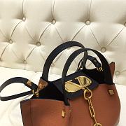 Valentino Garavani Vlogo Escape Tote Bag Brown 31x25x15cm  - 4