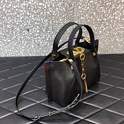 Valentino Garavani Vlogo Escape Tote Bag Black 31x25x15cm  - 3