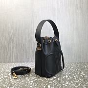 Valentino Vlogo Walk Bucket Bag Black 18x20.5x10cm - 6