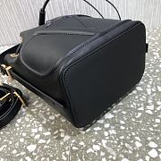 Valentino Vlogo Walk Bucket Bag Black 18x20.5x10cm - 5