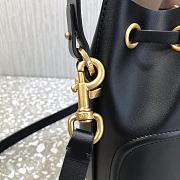 Valentino Vlogo Walk Bucket Bag Black 18x20.5x10cm - 3