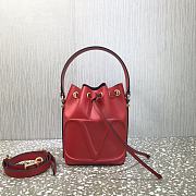 Valentino Vlogo Walk Bucket Bag Red 18x20.5x10cm - 1