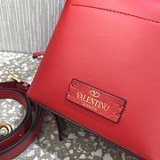 Valentino Vlogo Walk Bucket Bag Red 18x20.5x10cm - 6