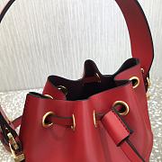 Valentino Vlogo Walk Bucket Bag Red 18x20.5x10cm - 5