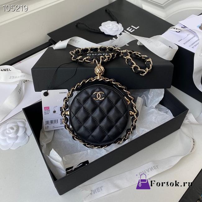Chanel Clutch With Chain Black AP2568 17x14x2.4cm - 1