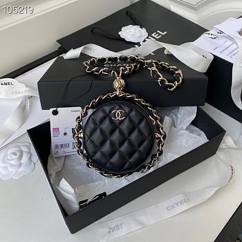 Chanel Clutch With Chain Black AP2568 17x14x2.4cm