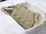 Dior Lady Dior My Aaccdior Bag Cannage Leather Light Beige M0538 20x16.5x8cm - 6