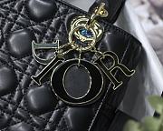 Dior Lady Dior My Aaccdior Bag Cannage Leather Black M0538 20x16.5x8cm - 6