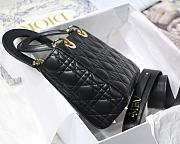 Dior Lady Dior My Aaccdior Bag Cannage Leather Black M0538 20x16.5x8cm - 5