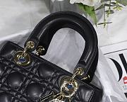 Dior Lady Dior My Aaccdior Bag Cannage Leather Black M0538 20x16.5x8cm - 4