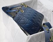 Dior Lady Dior MyABC Cannage Leather Gradient Blue M0538 20cm - 5