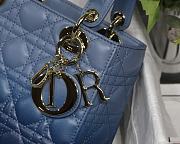 Dior Lady Dior MyABC Cannage Leather Gradient Blue M0538 20cm - 3