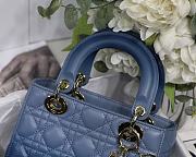 Dior Lady Dior MyABC Cannage Leather Gradient Blue M0538 20cm - 2