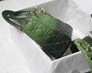 Dior Lady Dior MyABC Cannage Leather Gradient Green M0538 20cm - 6