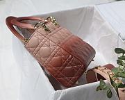 Dior Lady Dior MyABC Cannage Leather Gradient Rose Des Vent M0538 20cm - 6