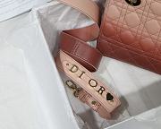 Dior Lady Dior MyABC Cannage Leather Gradient Rose Des Vent M0538 20cm - 4