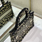 Dior Mini Book Tote Mizza Embroidery Beige S5475 23x17x7cm - 6