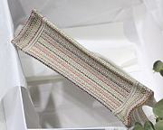 Dior Mini Book Tote Multicolor Tripes Embroidery S5475 23x17x7cm - 4