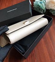 DolceGabbana Mini Phone Bag With Chain Grained Leather Apricot 19x11x3.5cm  - 4