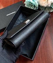 DolceGabbana Mini Phone Bag With Chain Grained Leather Black 19x11x3.5cm  - 6