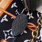 Louis Vuitton Zippy Wallet Mahina Leather Black M61867 19cm  - 2