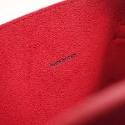 Celine Big Bag Nano Bucket Smooth Leather Red 187243 21x15x15cm - 3