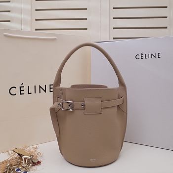 Celine Big Bag Nano Bucket Smooth Leather Beige 187243 21x15x15cm